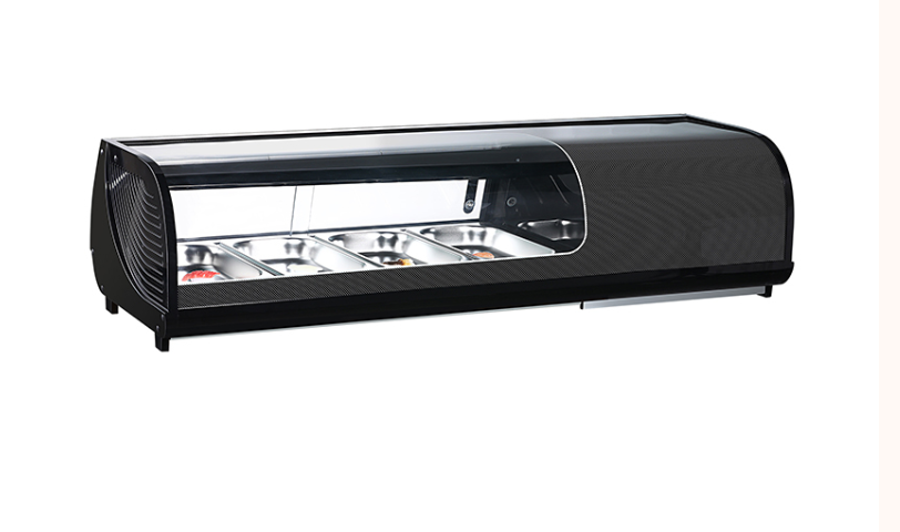 Cén tionchar a bhíonn ag an gcomh -aireacht taispeána sushi ar oibriú bialanna sushi?